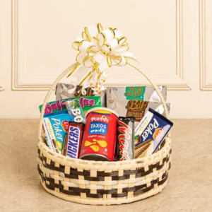 Deluxe Snack & Chocolate Basket-Perfect Gift for Every Occasion
